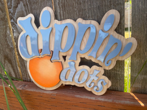 Dippin' Dots sign