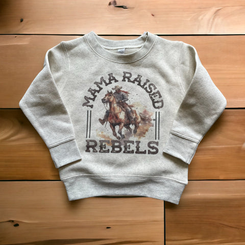 Mama raised rebels Crewneck