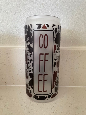 Cow print coffee