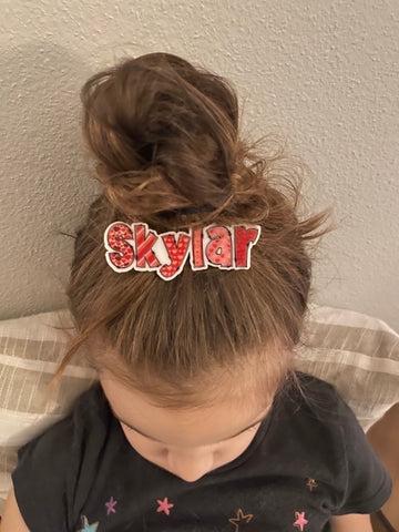 Valentine’s Day hair clip